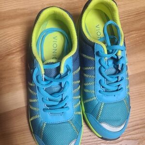 Vionic Blue and Neon Green Sneakers
